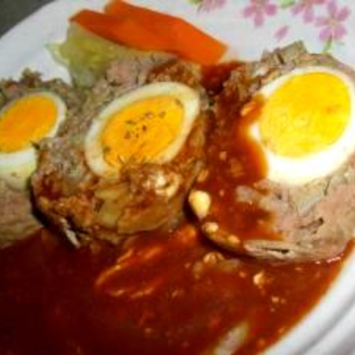 レンジでチン!の簡単ミートローフ♪